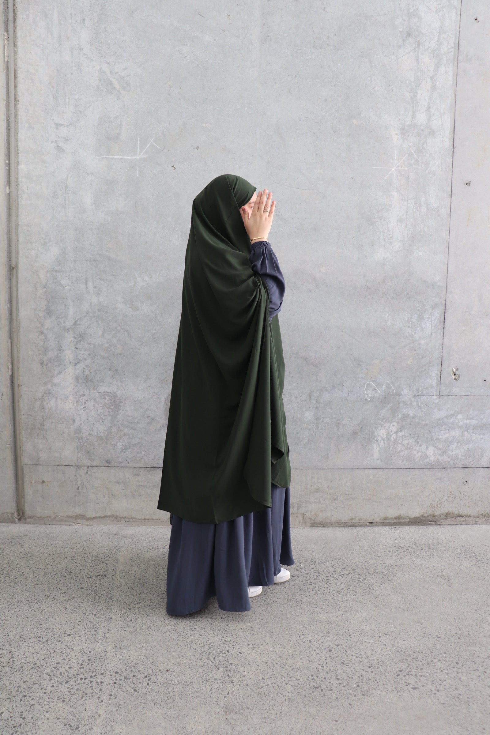 Green Eman Khimar
